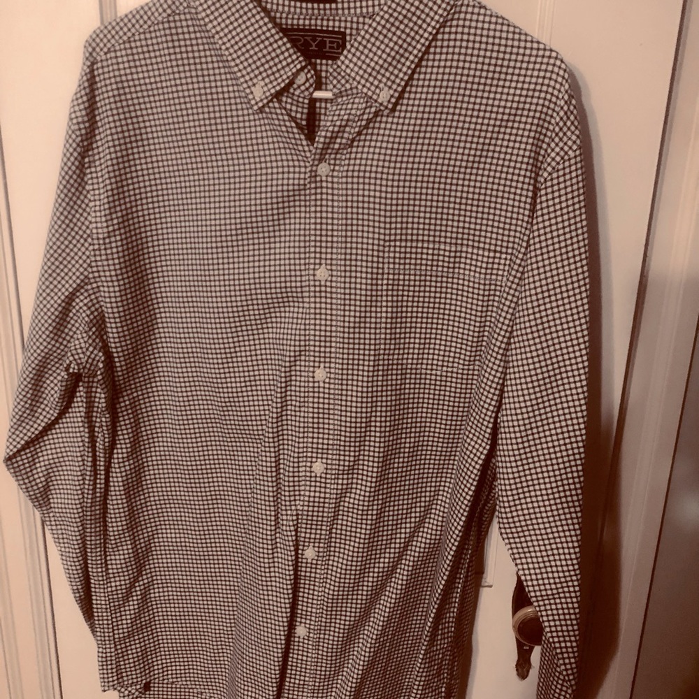 Brand new with tags. Large Rye by Hawker Rye long sleeve Oxford button up.